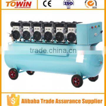 energy saving 6.6KW high quality oil-free air compressor for sale