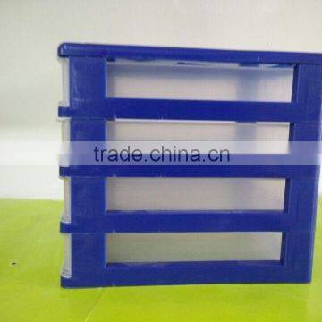 4 Tier Desktop Mini Stackable Plastic Storage Drawers Supplier's Choice