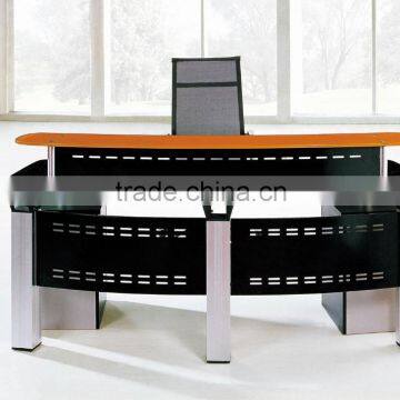 office furniture glass Hotel reception desk Modern 2-layer Reception Desk | reception table/PT-P003