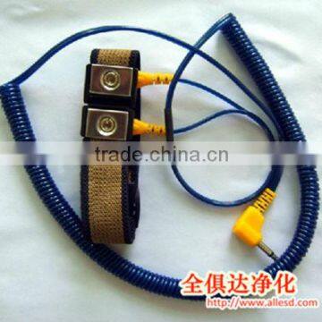 Electronic Safety Equipment Cleanroom esd Wrist Strap with cord