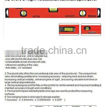 Magnetic Spirit Level Liquid Aluminium Spirit Level Water Level Ruler