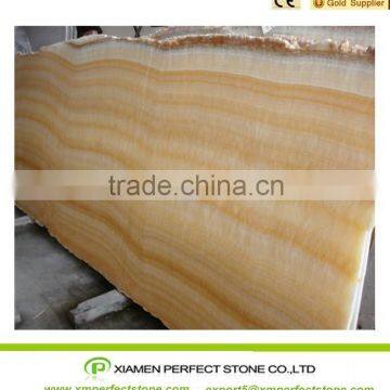 Honey yellow onyx marble slabs polished yellow onyx slab price