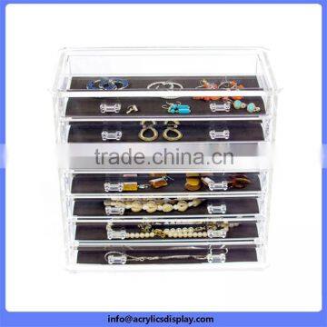 Latest Fashion special discount open lid drawer acrylic makeup organizer