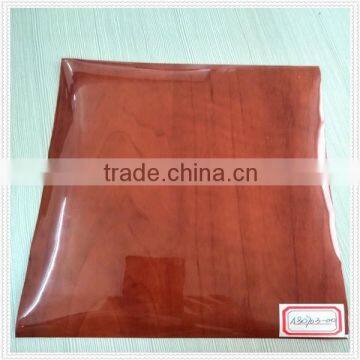 high glosss wood color lamination pvc film