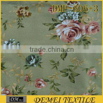 woven pattern print poly cotton canvas covered mattress