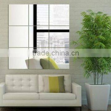 2016 China Mirror Factory Wholesale Decorative Stick on Mirrors Beveled Mirror Tile photo-5