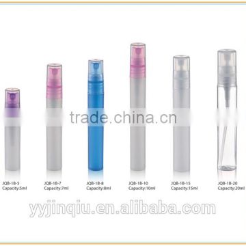 Fast delivery perfume plastic fine mist mini spray bottle