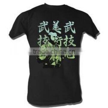 Custom Men Black Screen Print A-shirt At Mega Empire