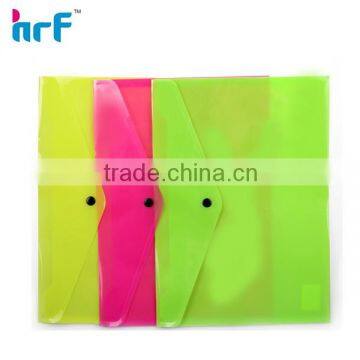 A4 Fashion papery file folder with fluorescent colors