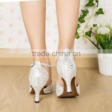 New Fashion Women Dancing Shoes Salsa Satin Ballroom Tango Latin Dance Shoes Free Shipping photo-5
