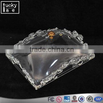 Food Acrylic Tray With Cover for Keep Food Warm Tray All Shape Provided Custom photo-3