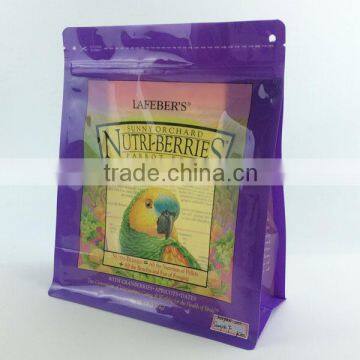 Wholesale Quad Sealing Bag with Zipper