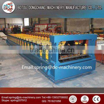 Trapezoid Roofing Sheet Metal Deck Roll Forming Machine Price photo-4