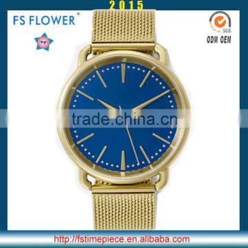 FS FLOWER - Nice New Fashion Watch Stainless Steel Fashion Watch Metal Mesh Belt