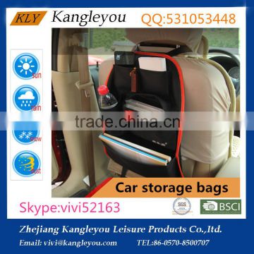 Car soft storage seat back organizer/Car storage bags