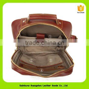 Wholesale Vintage Leather Backpack, Durable Leather Travel Backpack 16862 photo-3