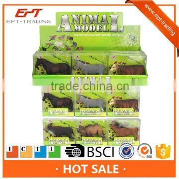 Styles vivid plastic animal toy set for kids