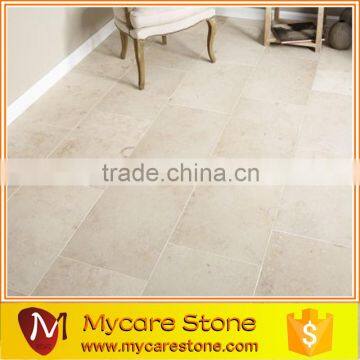 luxury jura beige limestone for floor 12''x12'' tumbled surface