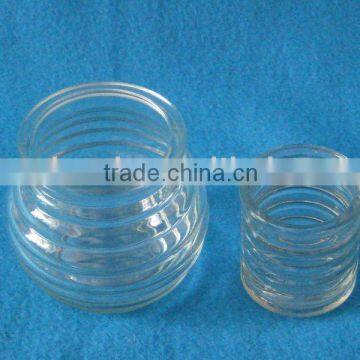 chirstmas glass candle jar, candles holders, candlestick