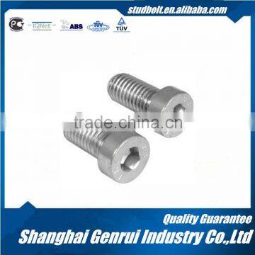 Stainless Steel304 Cylinder Screw DIN7984 Hex socket Thin Head Cap Screw With Full Thread