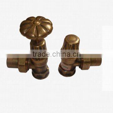 Thermostatic and lock shield valves