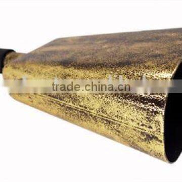 Metal Hand Bell in Gold Plated With Rubber Grip