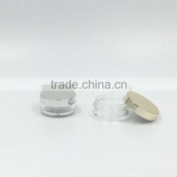 5ml free sample bottle lotion sample jars ABS transparent jar eye cream jar