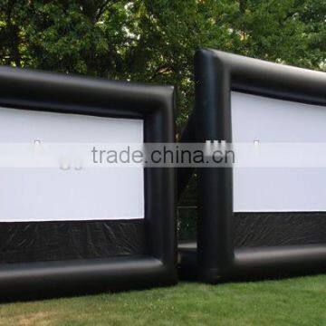 2016 hot sale inflatable rear projection screen for sale