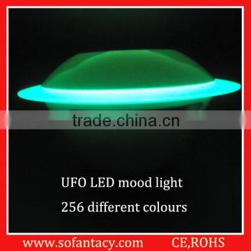 256 light colours UFO shape led mood light