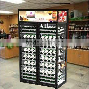 Luxury Compressor 1085L Wine Bottle Cellar Display Showcase Fridge