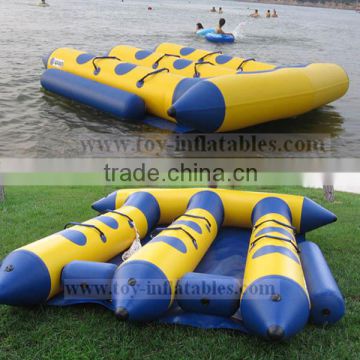 Free shipping high quality fun water sport inflatable flying bananas