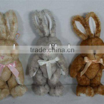 Cute plush animal easter rabbit