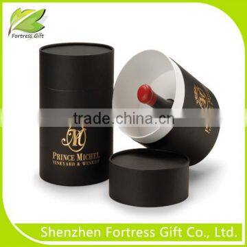 Logo gold hot stamping paper wine box packing