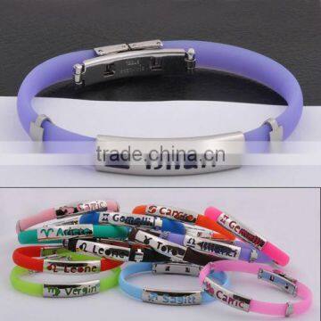 Multi-color Silicone Bracelet