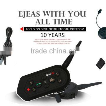 2016 EJEAS E6 Wholesale Mini Helmets Motorcycle Bluetooth Intercom for 6 Rider Connect 2 Riders Full Duplex Talking photo-6