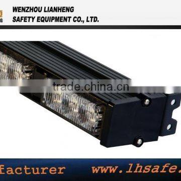 30LED 36" Long Bar Dual Color Flash Emergency Warning Grill Traffic Advisor Strobe Light Bar White Red LTDG9110-10 photo-2