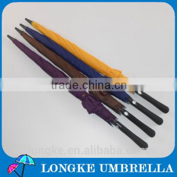 multi-color straight golf umbrella customized