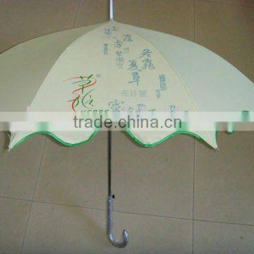 flower umbrella, advertising umbrella,straight umbrella