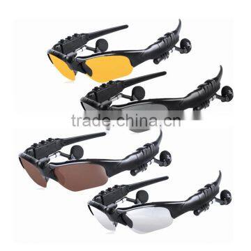 Wireless bluetooth headset sunglasses, sunglasses mp3 player with bluetooth