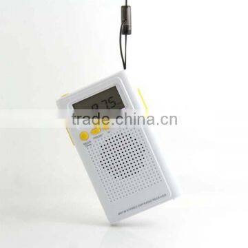 Multifunctional AM FM radio with LCD display