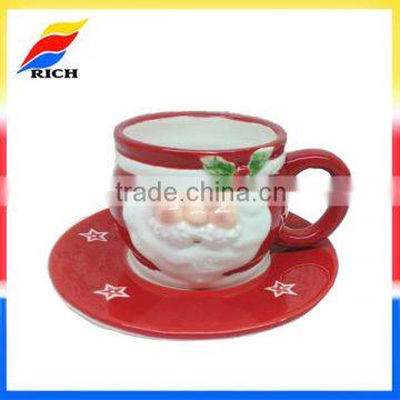 Wholesale pretty beautiful red christmas small coffee cup