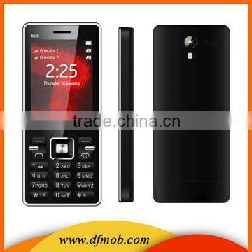 Best Selling 2.8INCH Dual SIM Card Quad Band GPRS GSM MP3MP4 FM Camera Cheap Cellphones A505