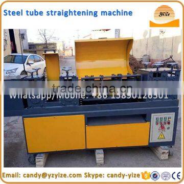 Rust Steel Tube Straightening Machine , Steel Pipe Straightening Derusting and Painting Machine photo-3