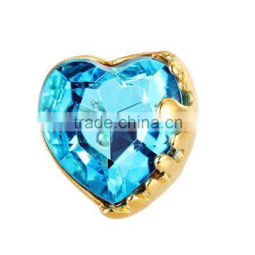 Vogue Green Stone , Gold Stainless Steel Rings From China Kalen Jewelry photo-3