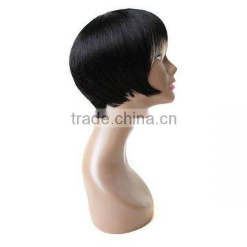Latest Wholesale Straight Synthetic Short Fiber Women's Wig photo-3