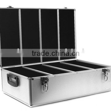 Aluminum 800 Disk Storage Large DVD Case Box Organizer