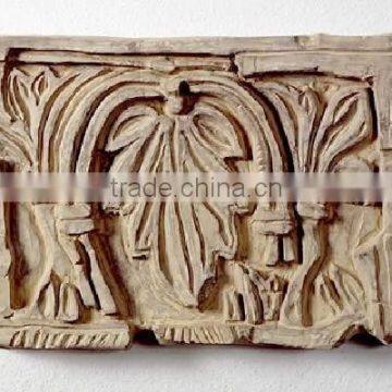 Antique Stone Carved Wall Hanging