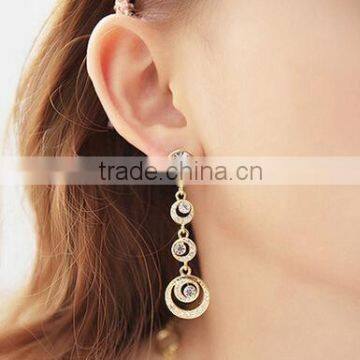 Circular pendant earrings fashion jewelry earrings