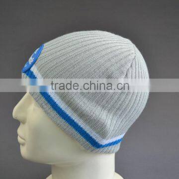 Acrylic Beanie Hat With Rubber Patch Logo photo-6
