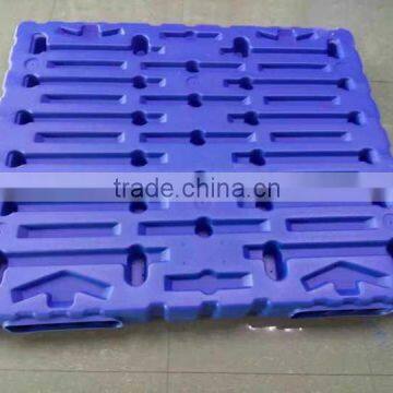 High strength molding plastic pallet for bag packing package